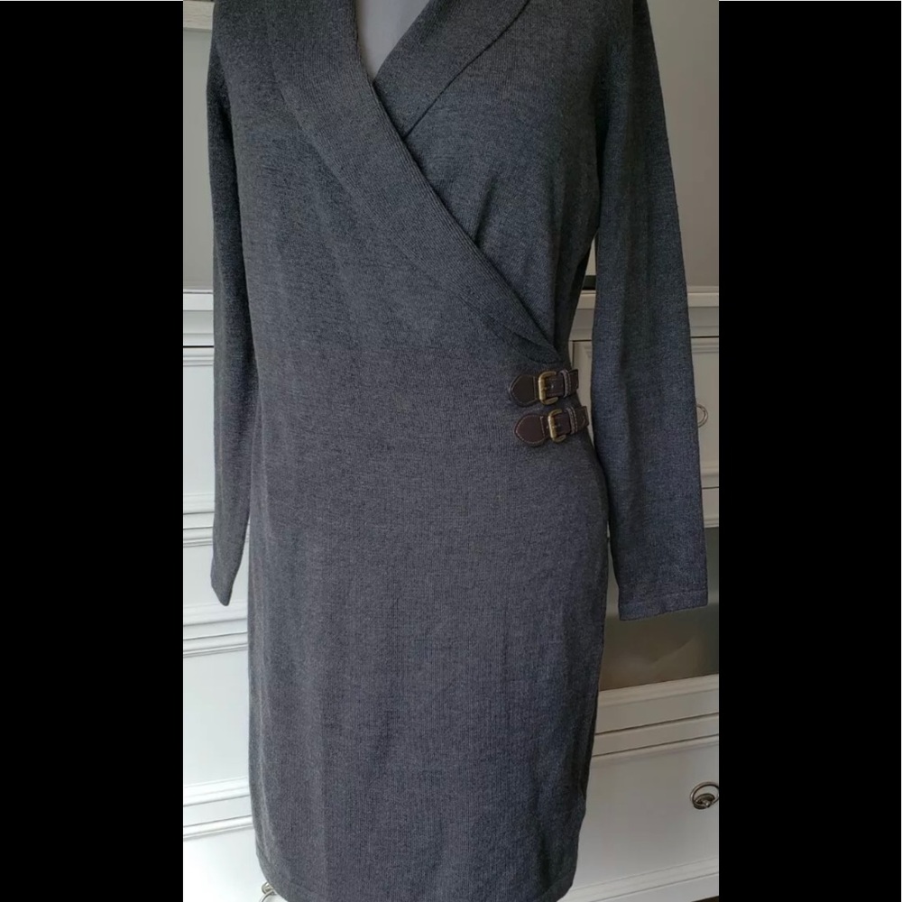 Ralph Lauren Grey Sweater Dress